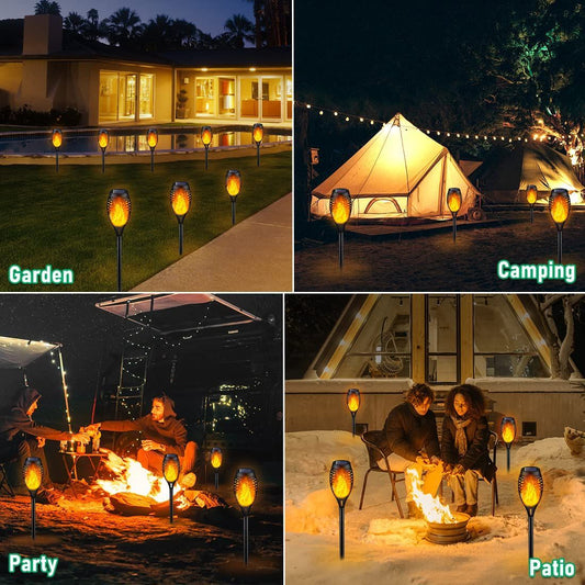 Halloween Solar Flickering Flame Torch Light – 1 Pack