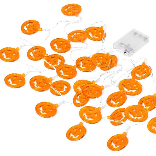Halloween Pumpkin LED String Lights – 3 m, 30 LED