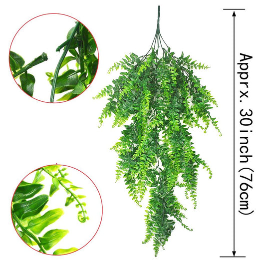 2 Pack Artificial Fern Plants