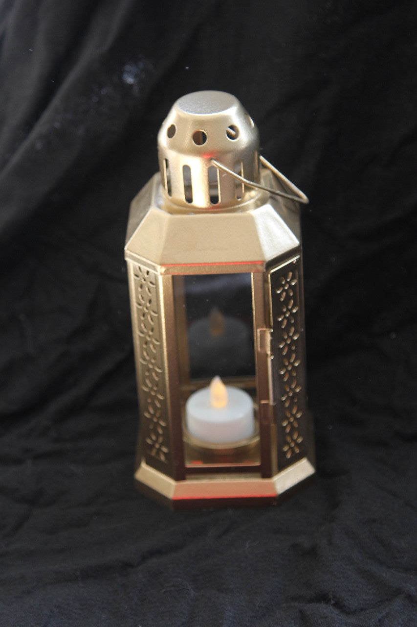 Gold Metal Miners Lantern 5 Pack