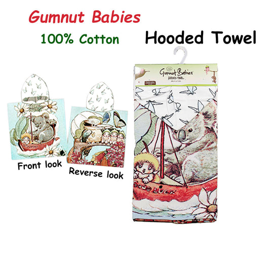 Gumnut Babies Cotton Hooded Licensed Towel