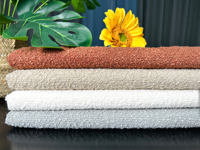 2 Pcs White Luxury Boucle Pillow Cover - Solid Color Faux Shearling Cushion Case for Sofa, 45x45cm, 230g (Pillow Insert Not Included)