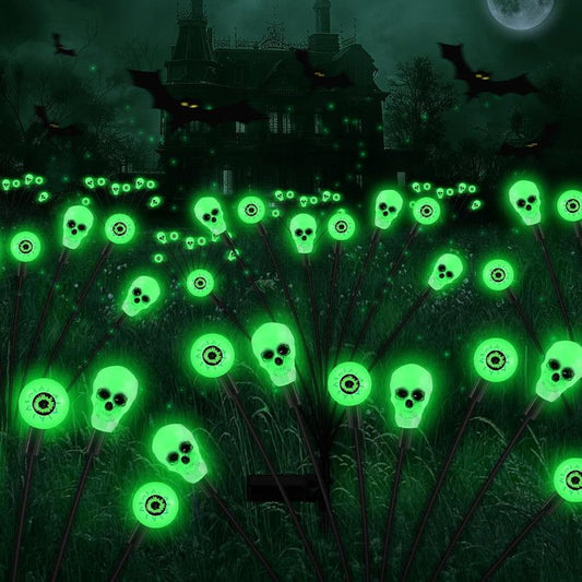 Green Halloween Eyeball Lights – 4 Pack, 32 LED