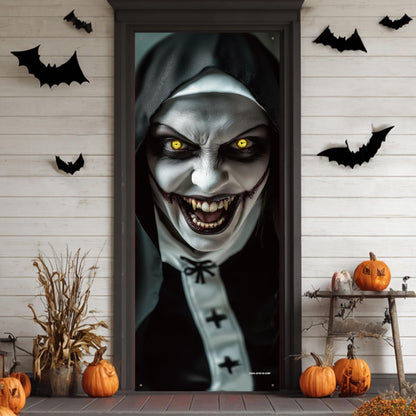 Halloween Scary Ghost Door Cover
