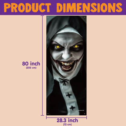 Halloween Scary Ghost Door Cover