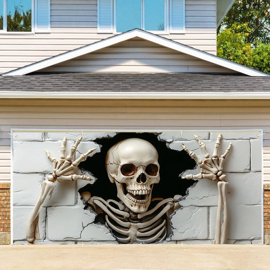 Halloween Garage Door Cover – 7 × 9 ft