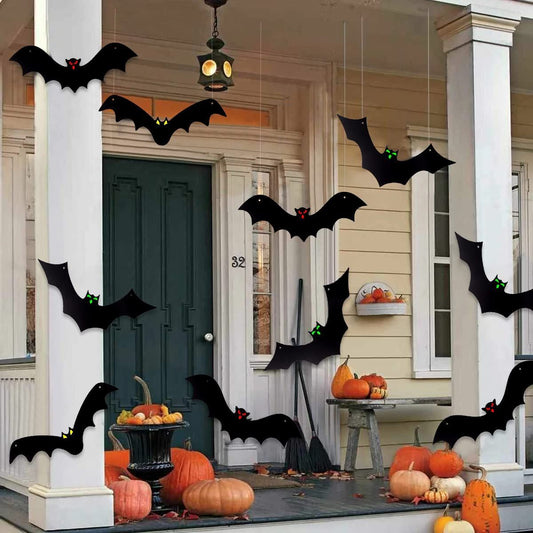Halloween 3D Hanging Bats – Set of 18