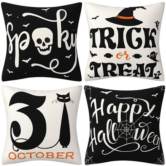 Halloween & Christmas Cushion Covers – Style 45, Set of 4