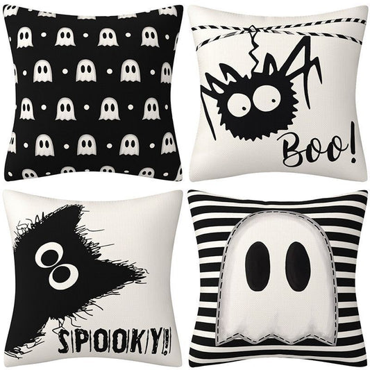 Halloween & Christmas Cushion Covers – Style 48, Set of 4