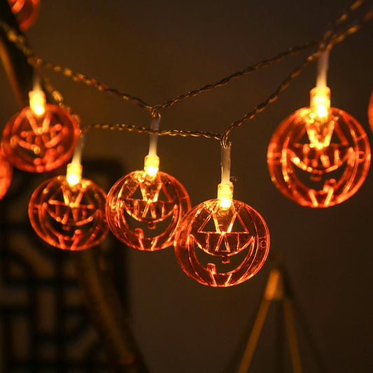 Halloween Pumpkin LED String Lights – 3 m, 30 LED