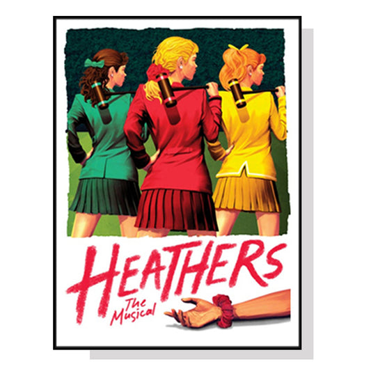 Heathers The Musical Black Frame Canvas 90cmx135cm