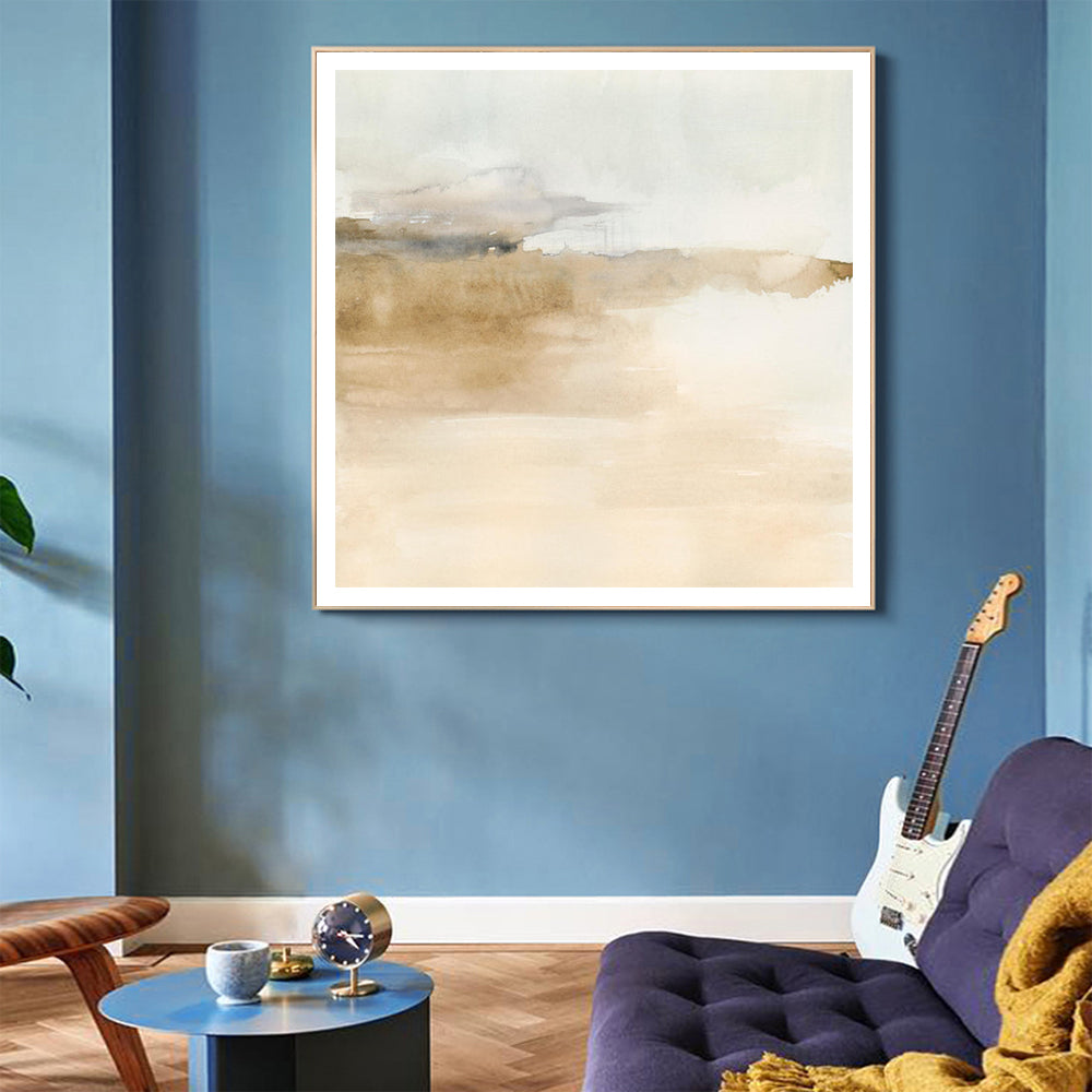 Atmospheric Edge II Gold Frame Canvas 90cmx90cm