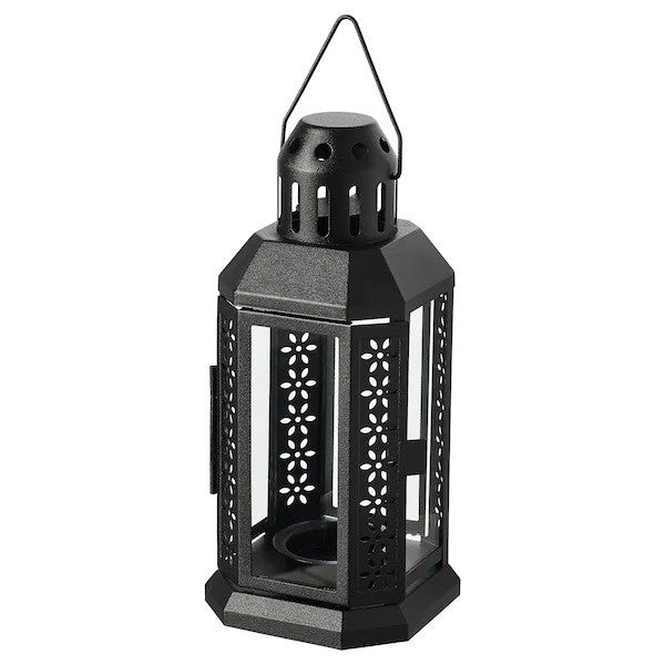 Black Metal Miners Lantern 5 Pack