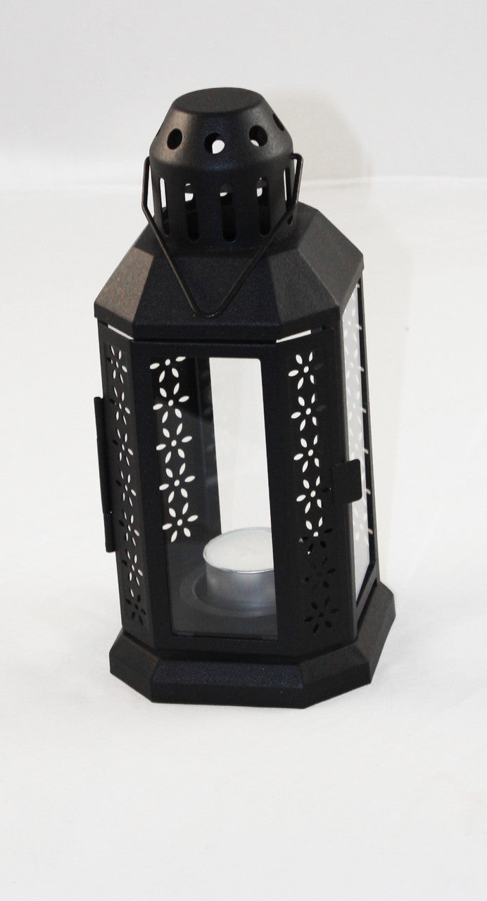 Black Metal Miners Lantern 5 Pack