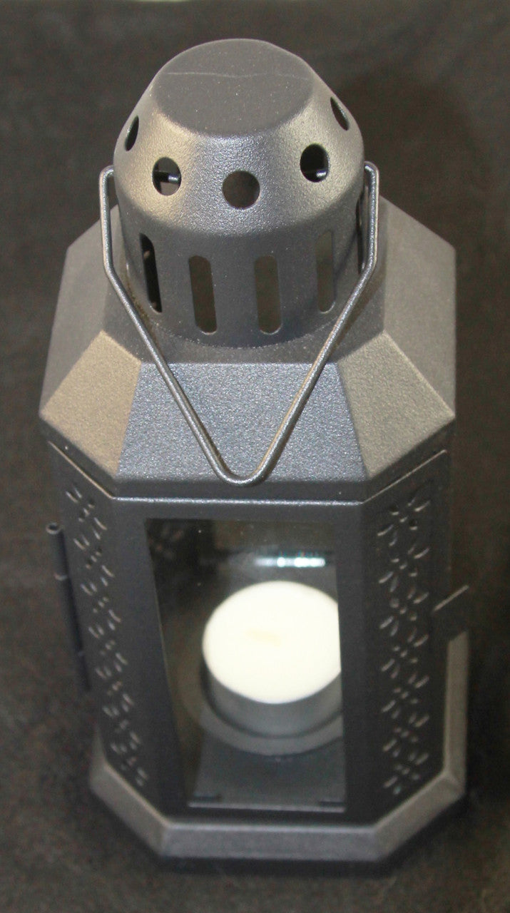 Black Metal Miners Lantern 5 Pack