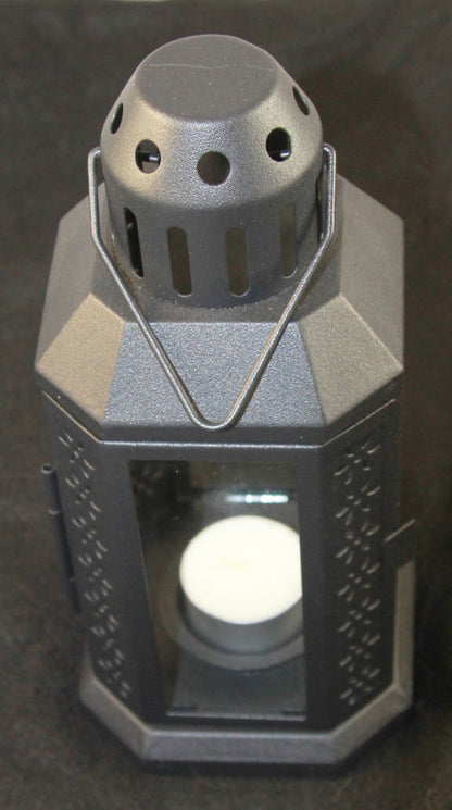 Black Metal Miners Lantern 5 Pack