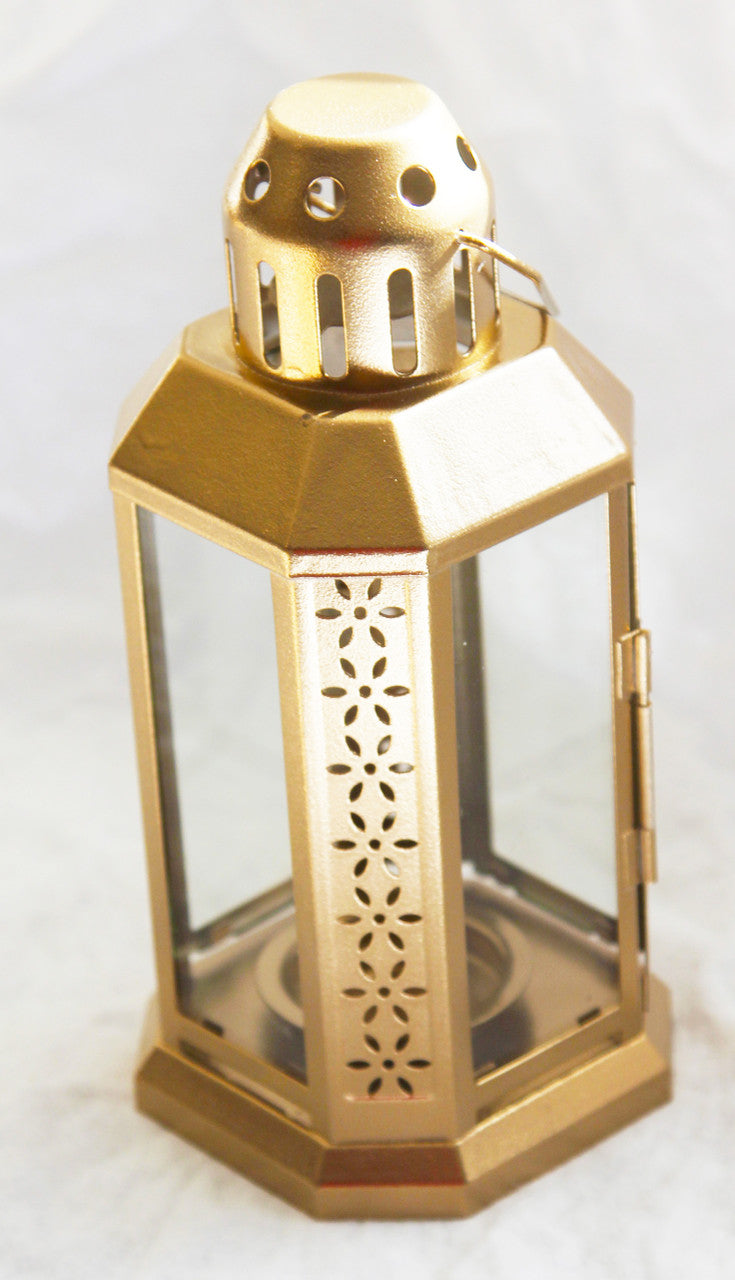 Gold Metal Miners Lantern 5 Pack