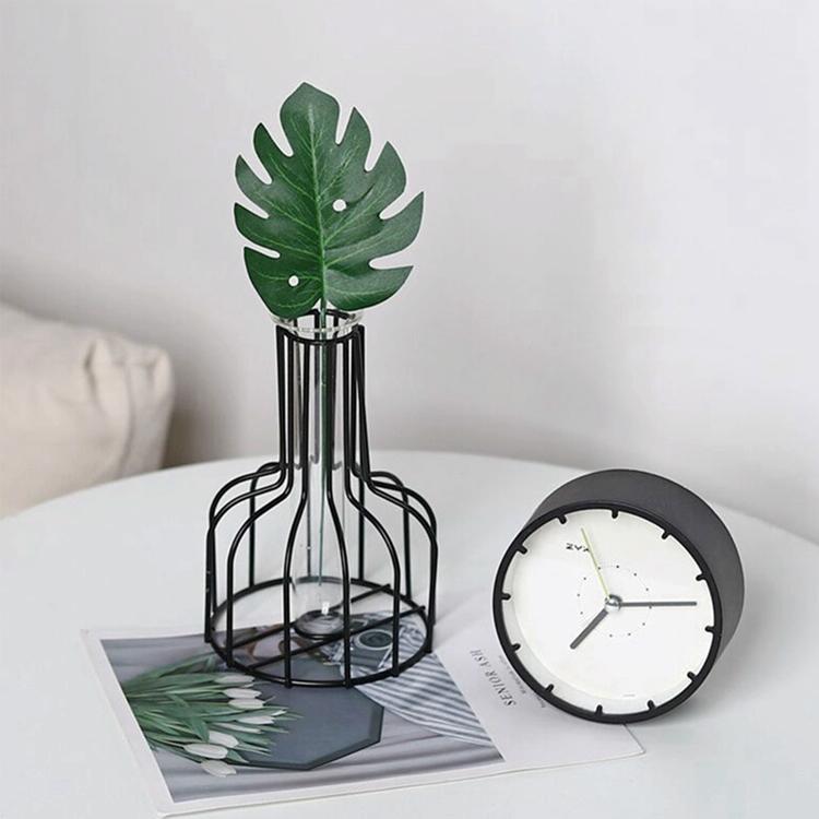 Wrought Iron Hydroponic Glass - Gold