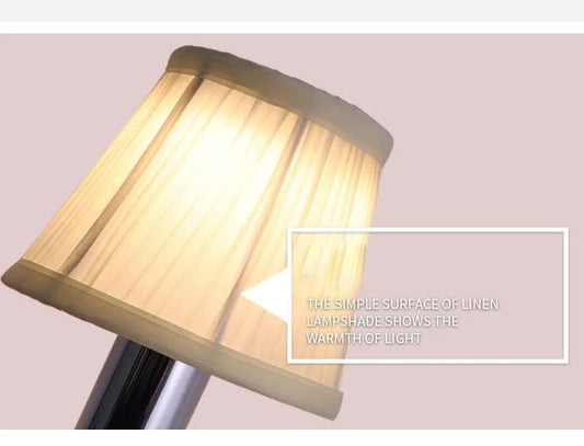 Ada Silver Creative LED Rechargeable Table Lamp