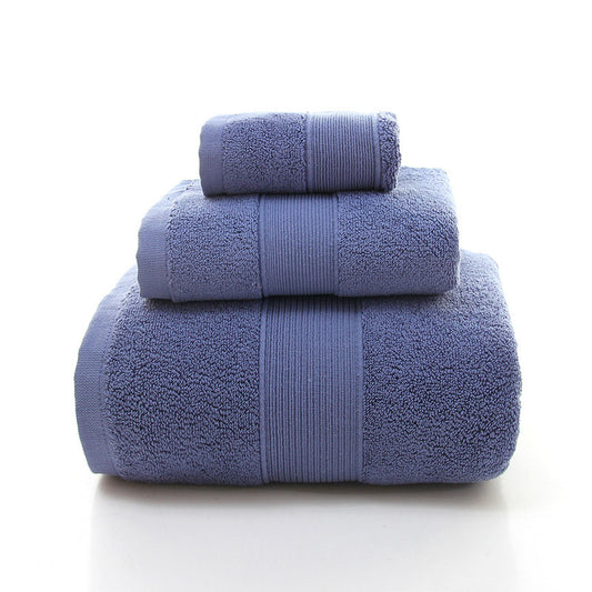 Josie Cotton Towel Set - Blue