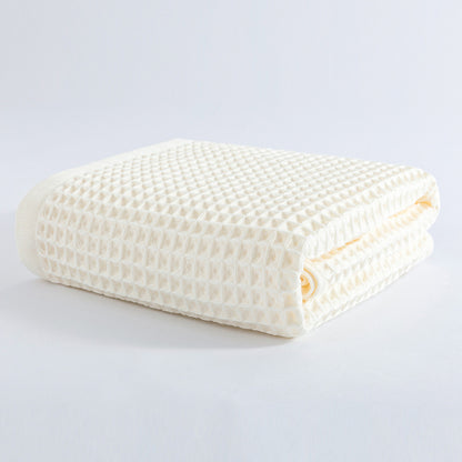 Waffle Weave Bath Towel - White