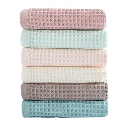 Waffle Weave Bath Towel - Mint
