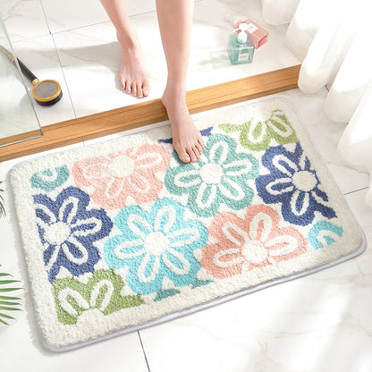 Flower Bath Mat Small