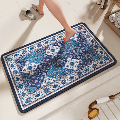 Earth Bathmat 50x80cm - Blue